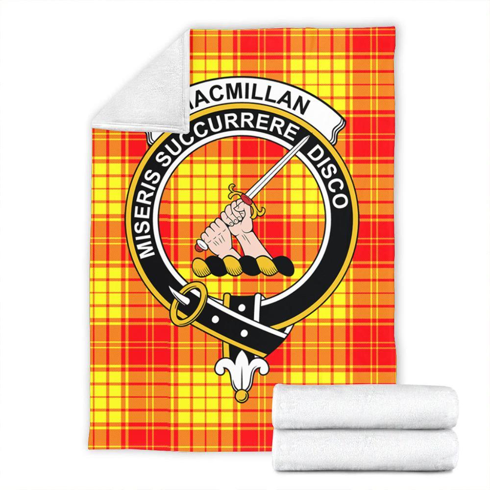 MacMillan Clan Tartan Crest Premium Blanket