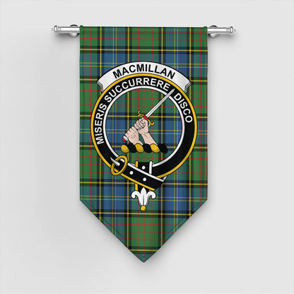 MacMillan Hunting Ancient Tartan Crest Gonfalon