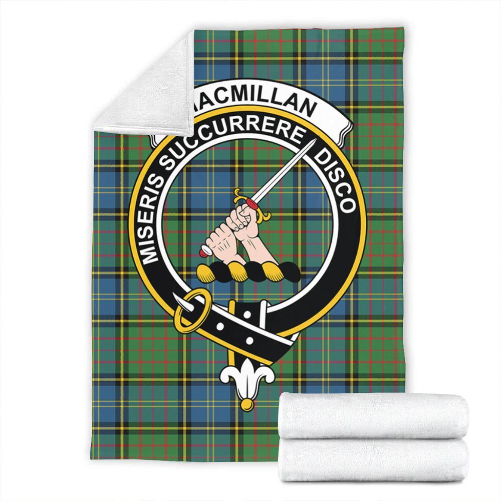 MacMillan Hunting Ancient Tartan Crest Premium Blanket