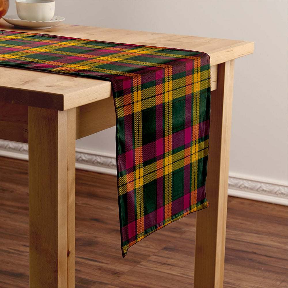 MacMillan Modern Tartan Crest Table Runner