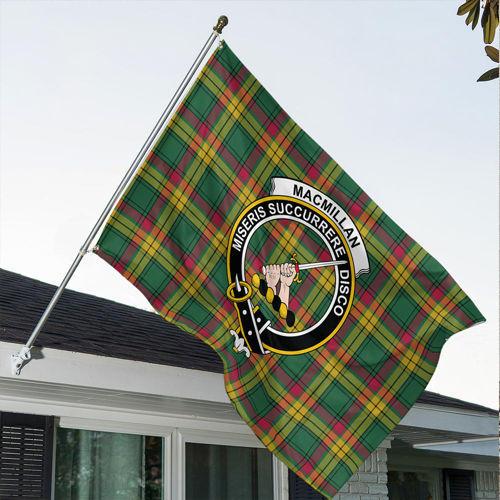 MacMillan Old Ancient Tartan Classic Crest House Flag