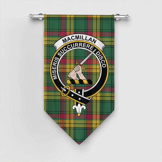 MacMillan Old Ancient Tartan Crest Gonfalon