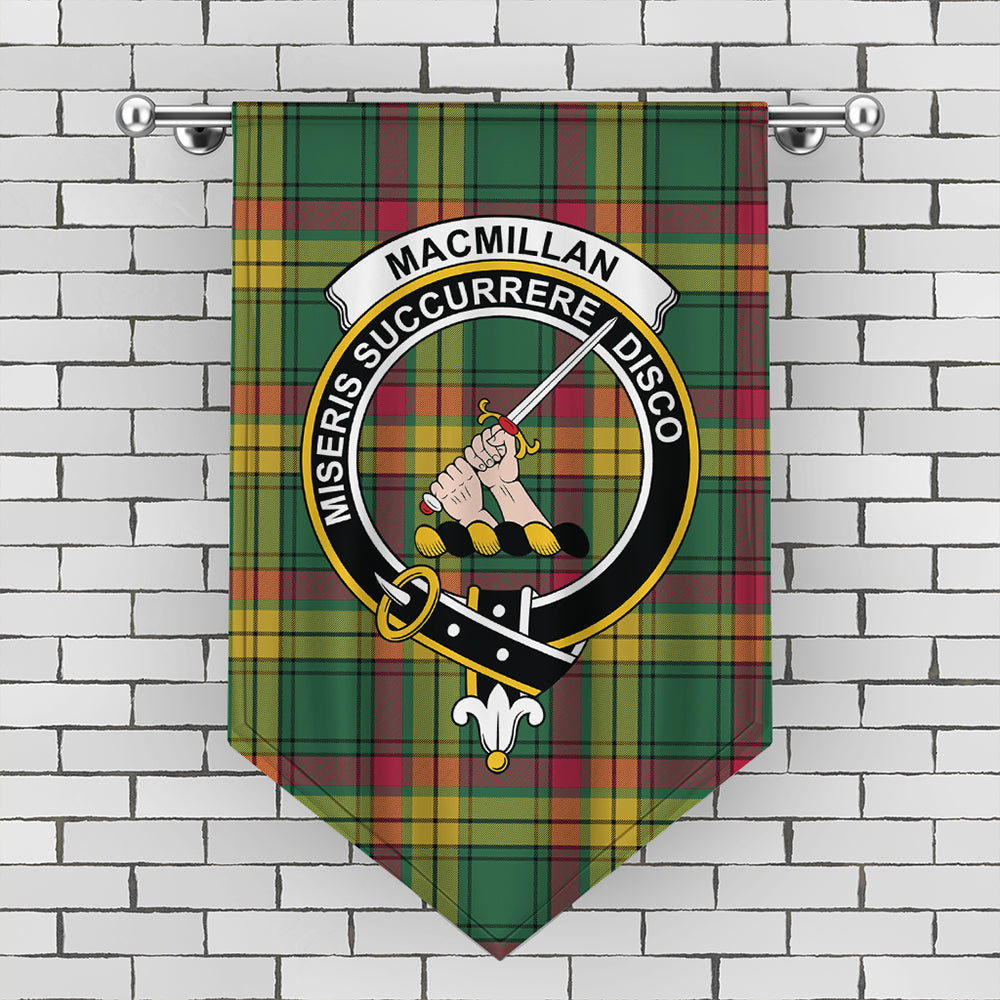 MacMillan Old Ancient Tartan Crest Gonfalon