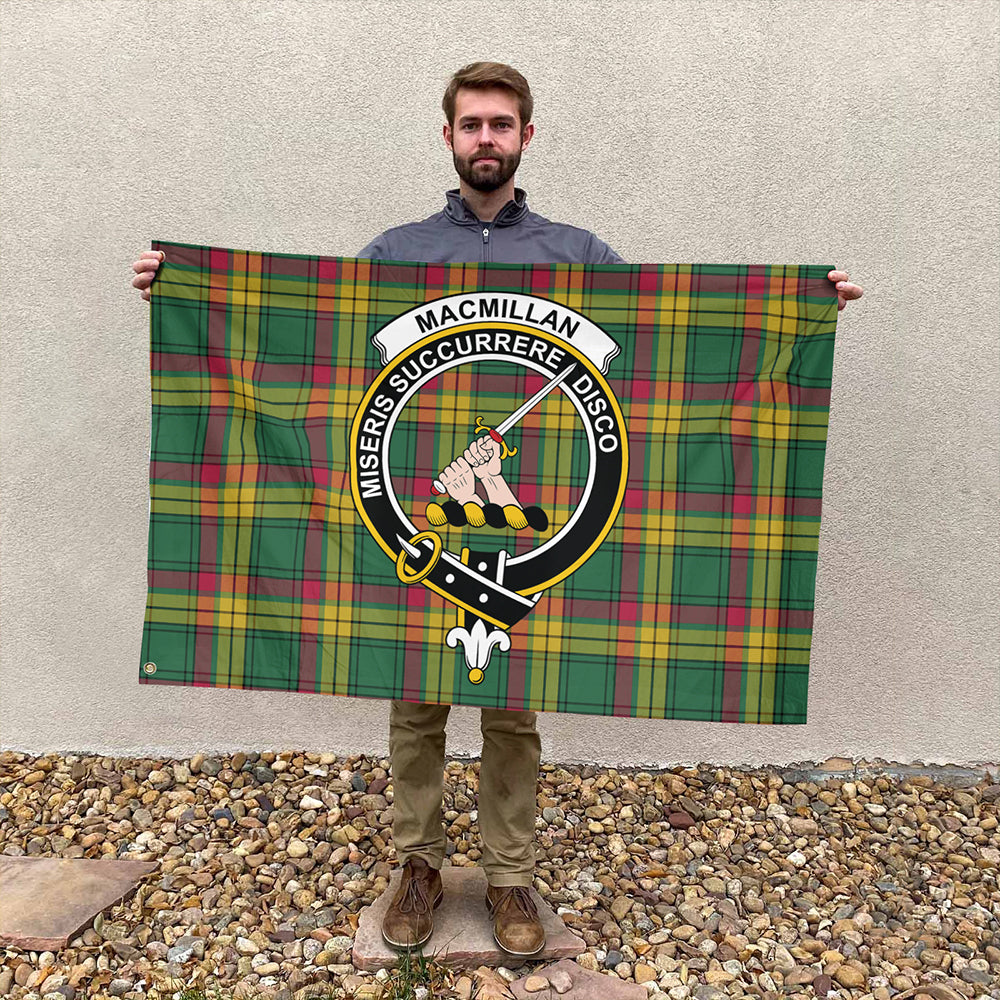 MacMillan Old Ancient Tartan Classic Crest House Flag