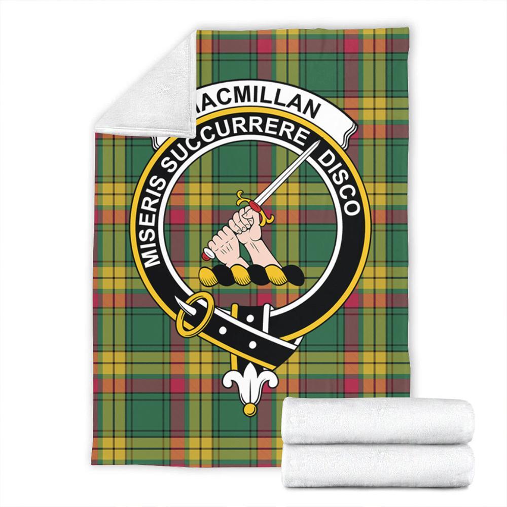 MacMillan Old Ancient Tartan Crest Premium Blanket