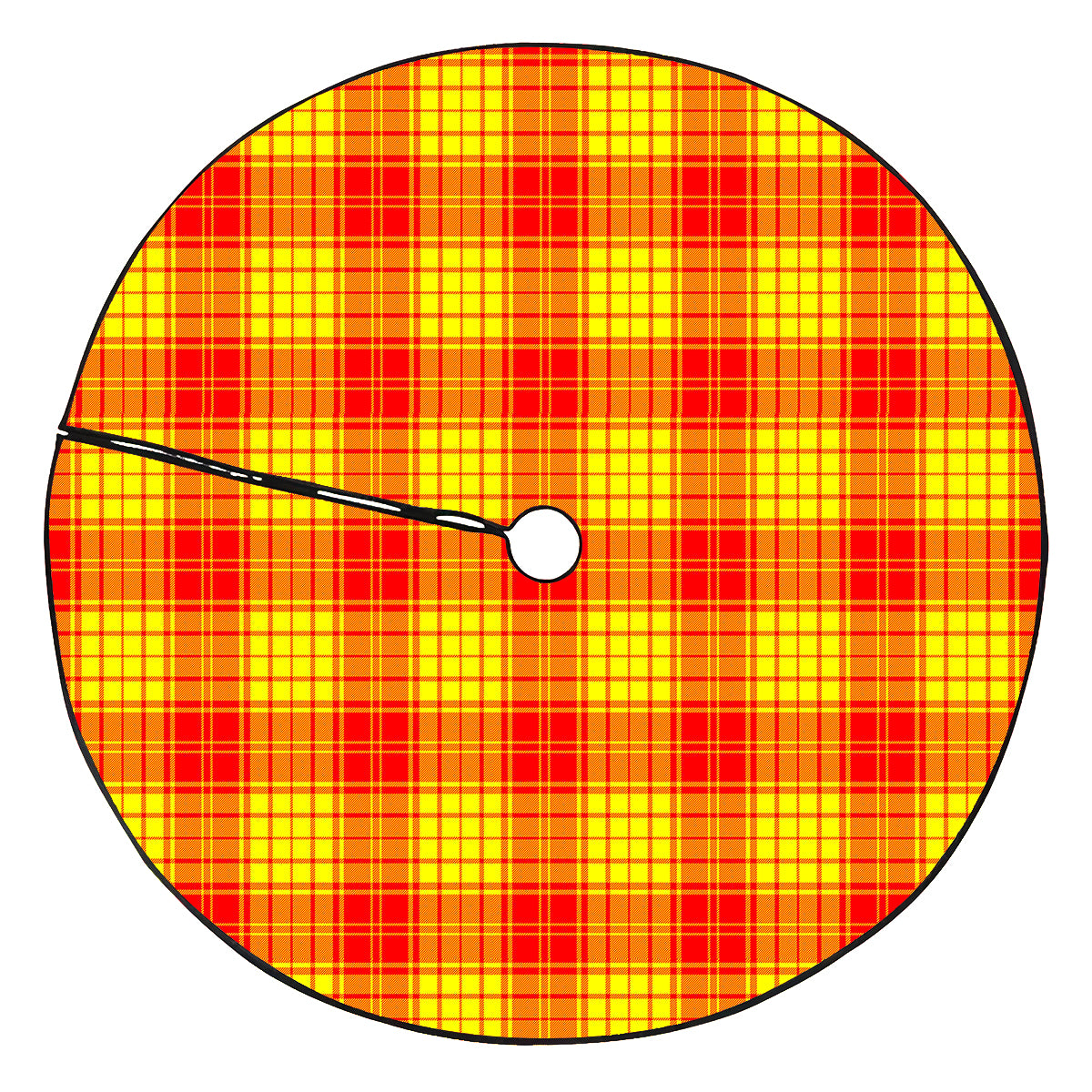 MacMillan Tartan Plaid Christmas Tree Skirt