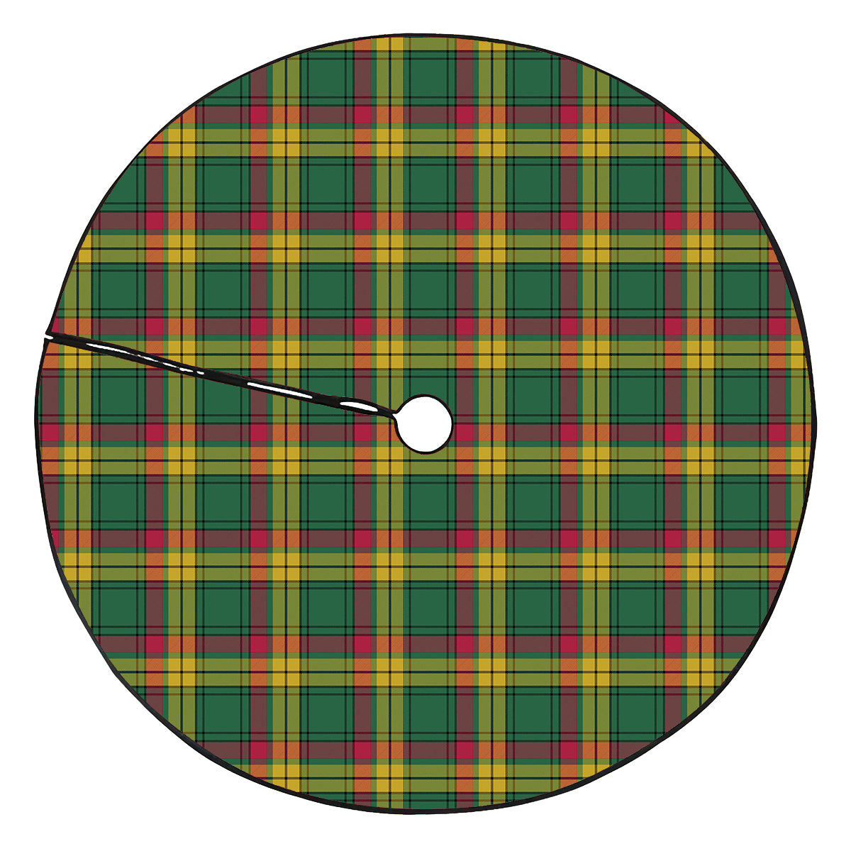 MacMillan Old Ancient Tartan Plaid Christmas Tree Skirt