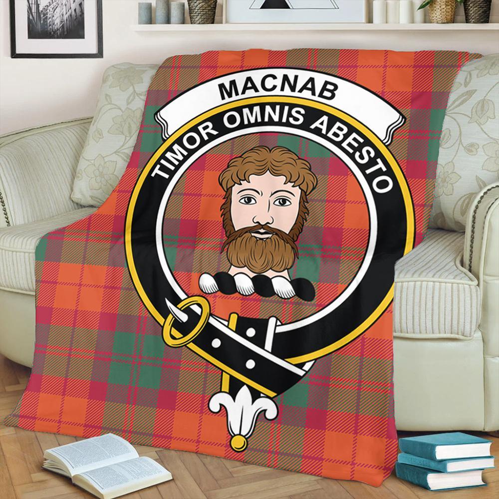 MacNab Ancient Tartan Crest Premium Blanket