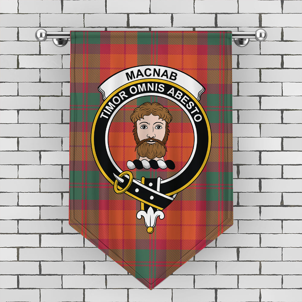 MacNab Ancient Tartan Crest Gonfalon