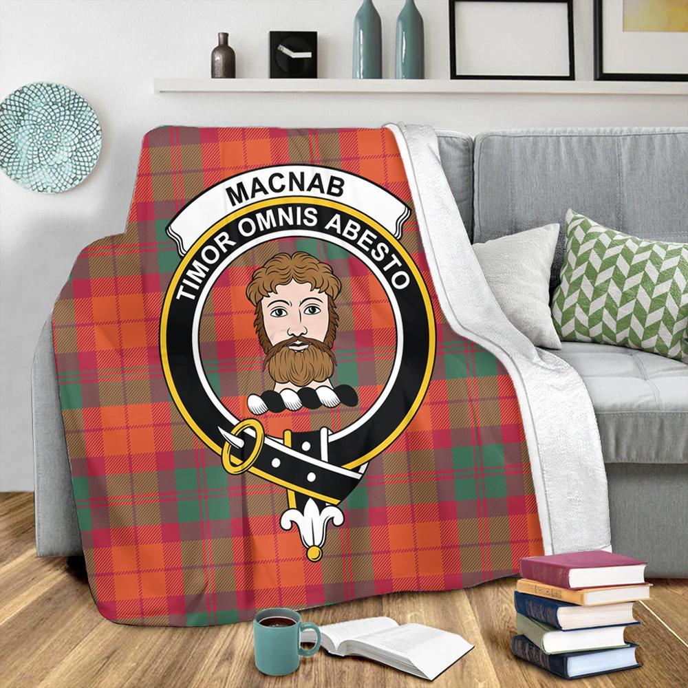 MacNab Ancient Tartan Crest Premium Blanket