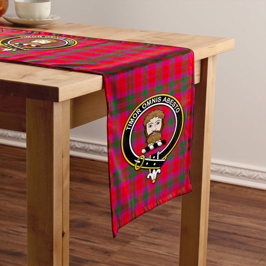 MacNab Modern Tartan Crest Table Runner