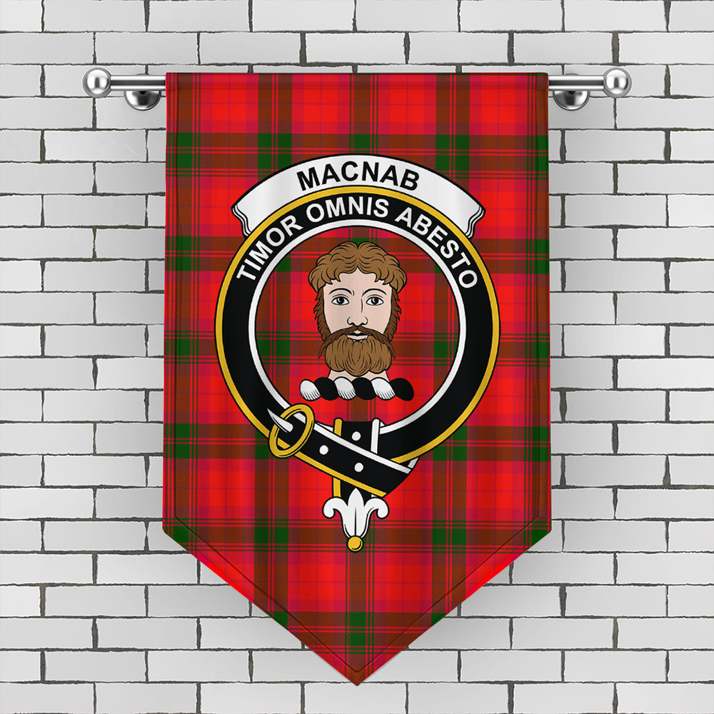 MacNab Modern Tartan Crest Gonfalon