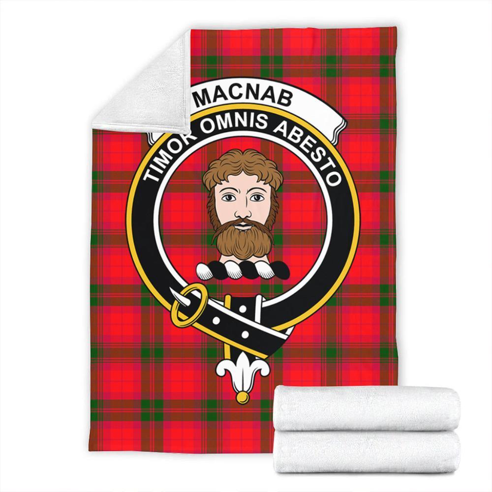 MacNab Modern Tartan Crest Premium Blanket