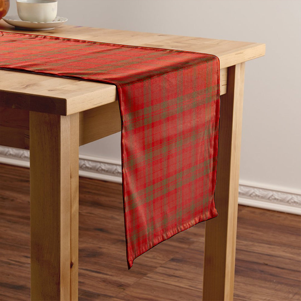 MacNab Weathered Tartan Crest Table Runner