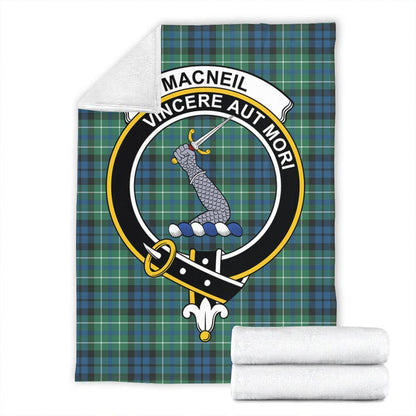 MacNeill of Colonsay Ancient Tartan Crest Premium Blanket