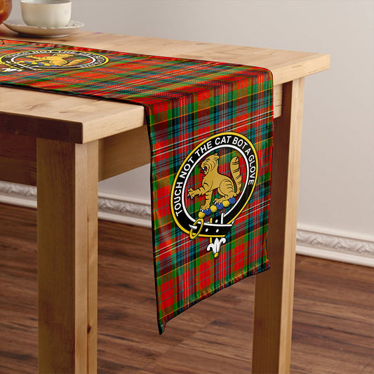 MacPherson Ancient Tartan Crest Table Runner