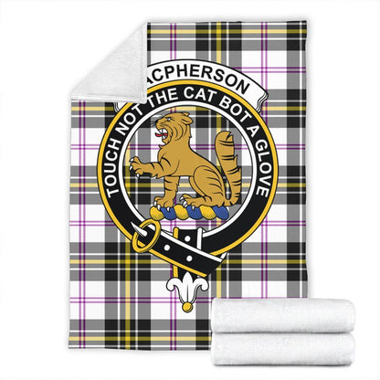 MacPherson Dress Modern Tartan Crest Premium Blanket