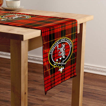 MacQueen Ancient Tartan Crest Table Runner