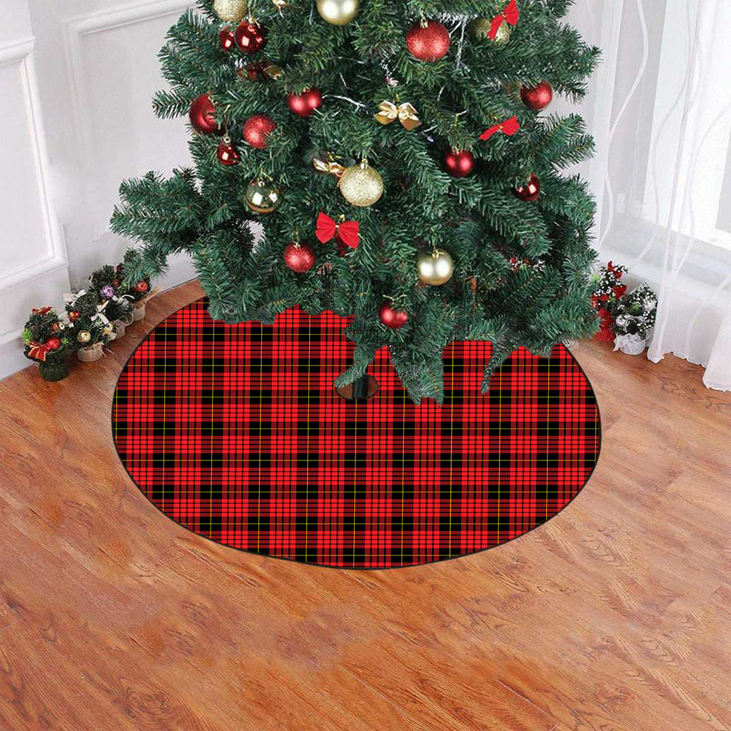 MacQueen Modern Tartan Plaid Christmas Tree Skirt