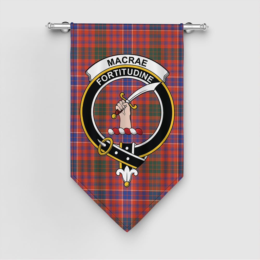 MacRae Ancient Tartan Crest Gonfalon