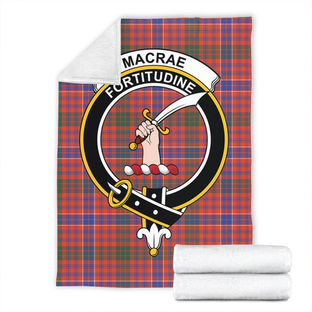 MacRae Ancient Tartan Crest Premium Blanket