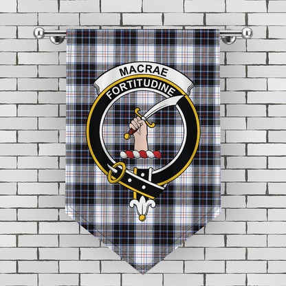 MacRae Dress Modern Tartan Crest Gonfalon