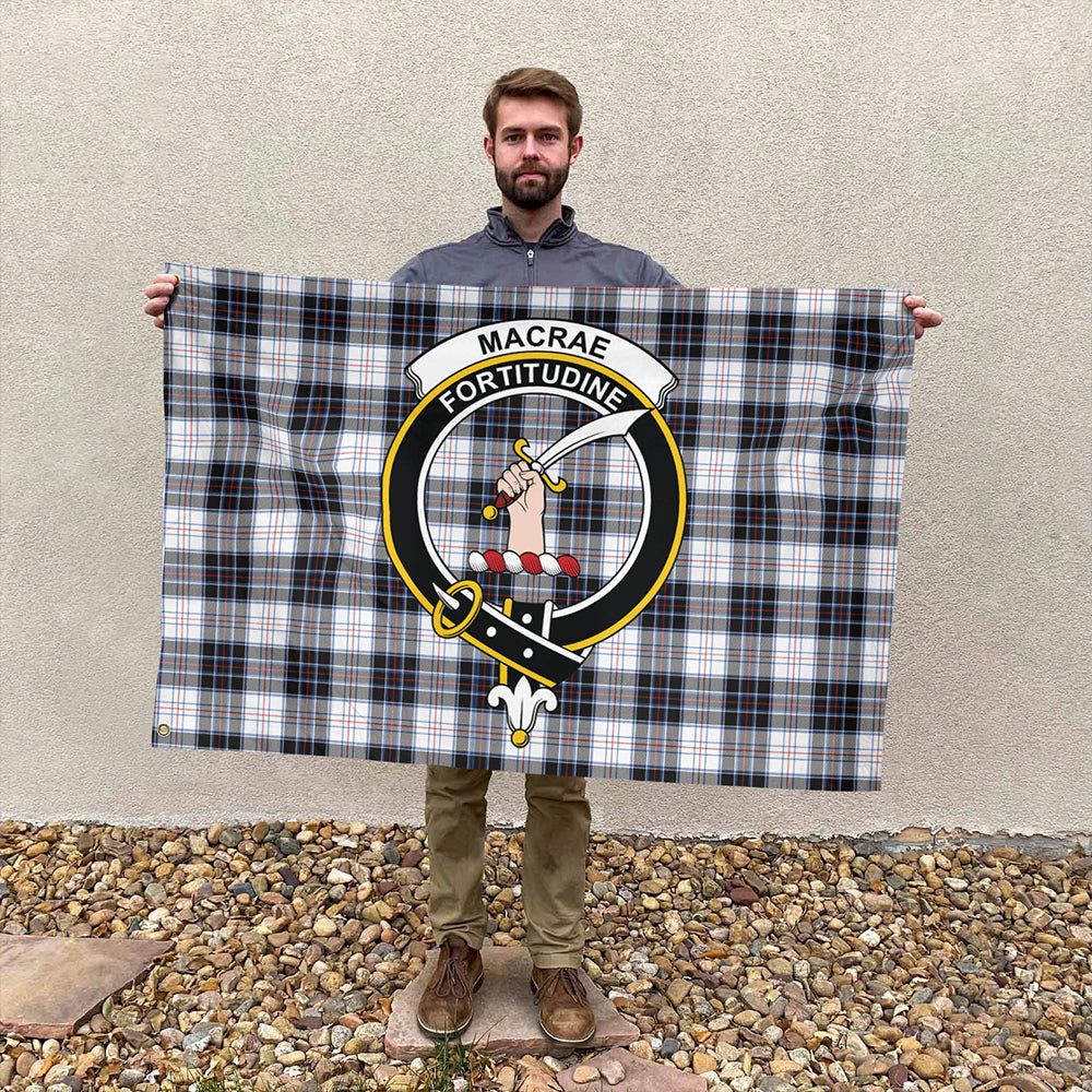 MacRae Dress Modern Tartan Classic Crest House Flag