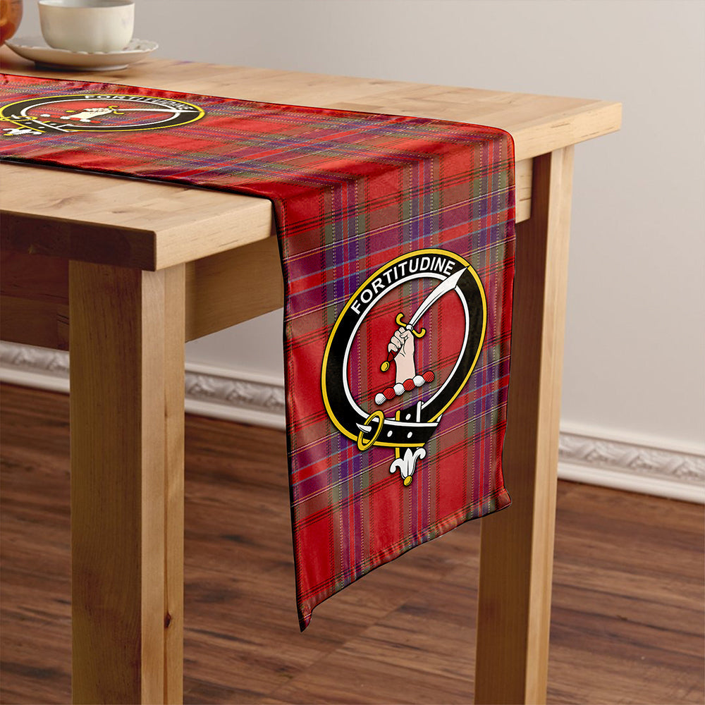 MacRae of Ardentoul Weathered Tartan Crest Table Runner