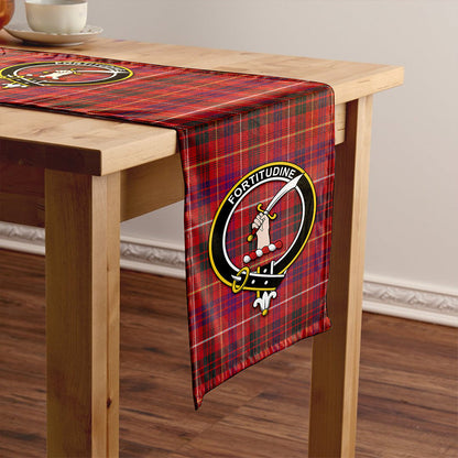 MacRae of Inverinate Weathered Tartan Crest Table Runner