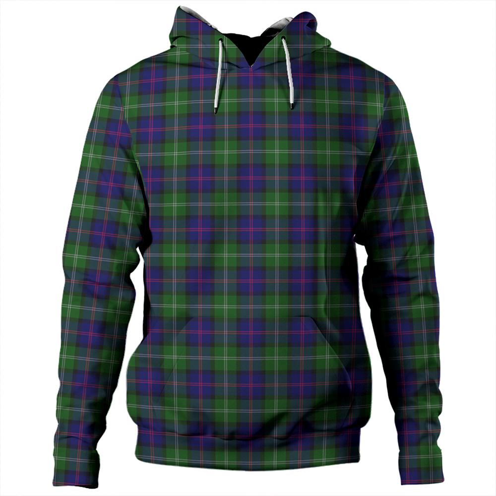 MacThomas Modern Tartan Plaid Hoodie