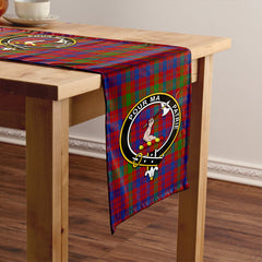 MacTier Modern Tartan Crest Table Runner