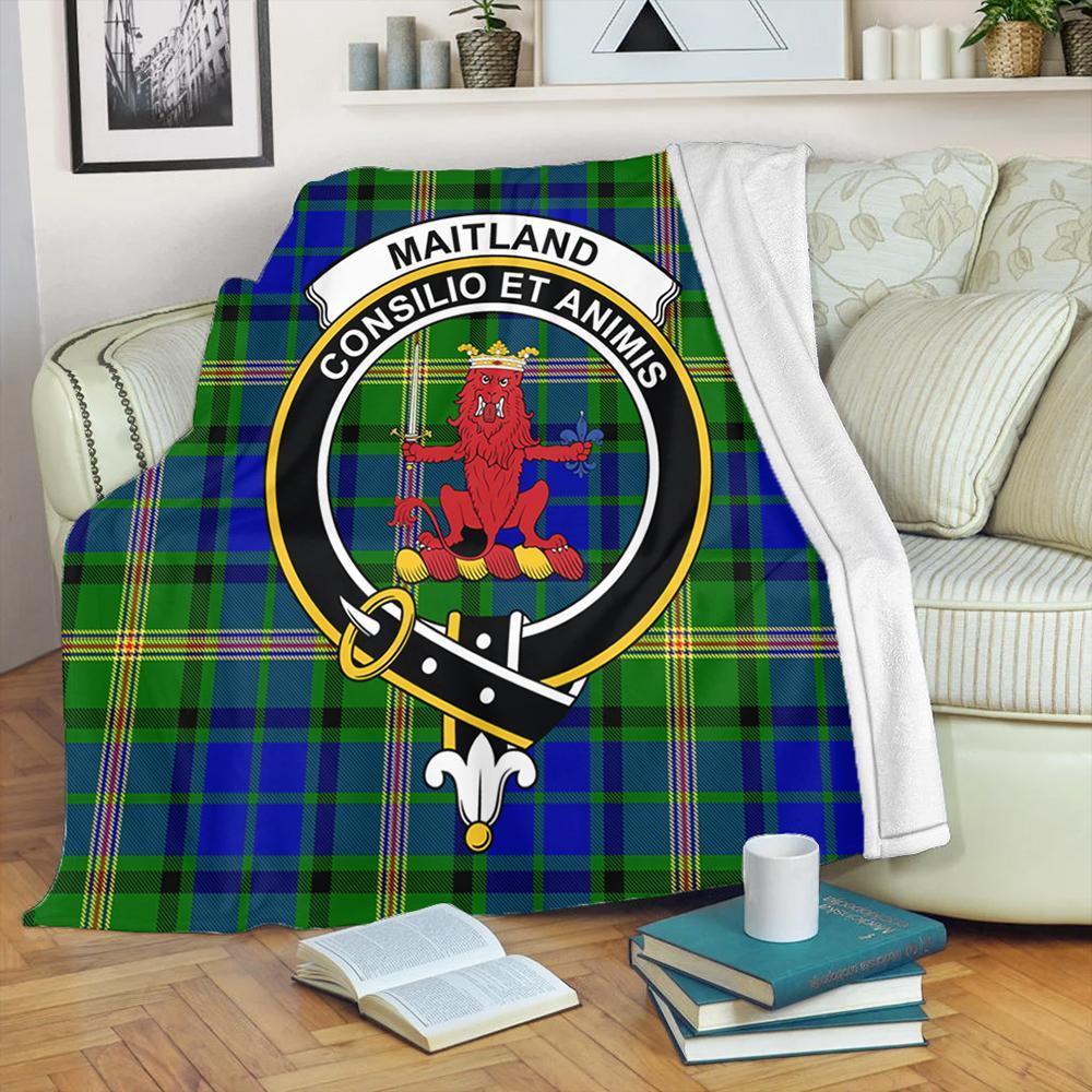 Maitland Tartan Crest Premium Blanket