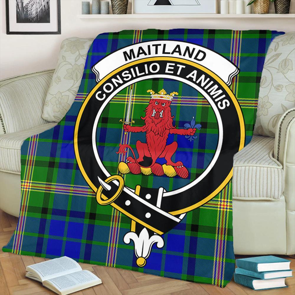 Maitland Tartan Crest Premium Blanket