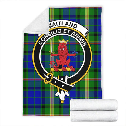 Maitland Tartan Crest Premium Blanket