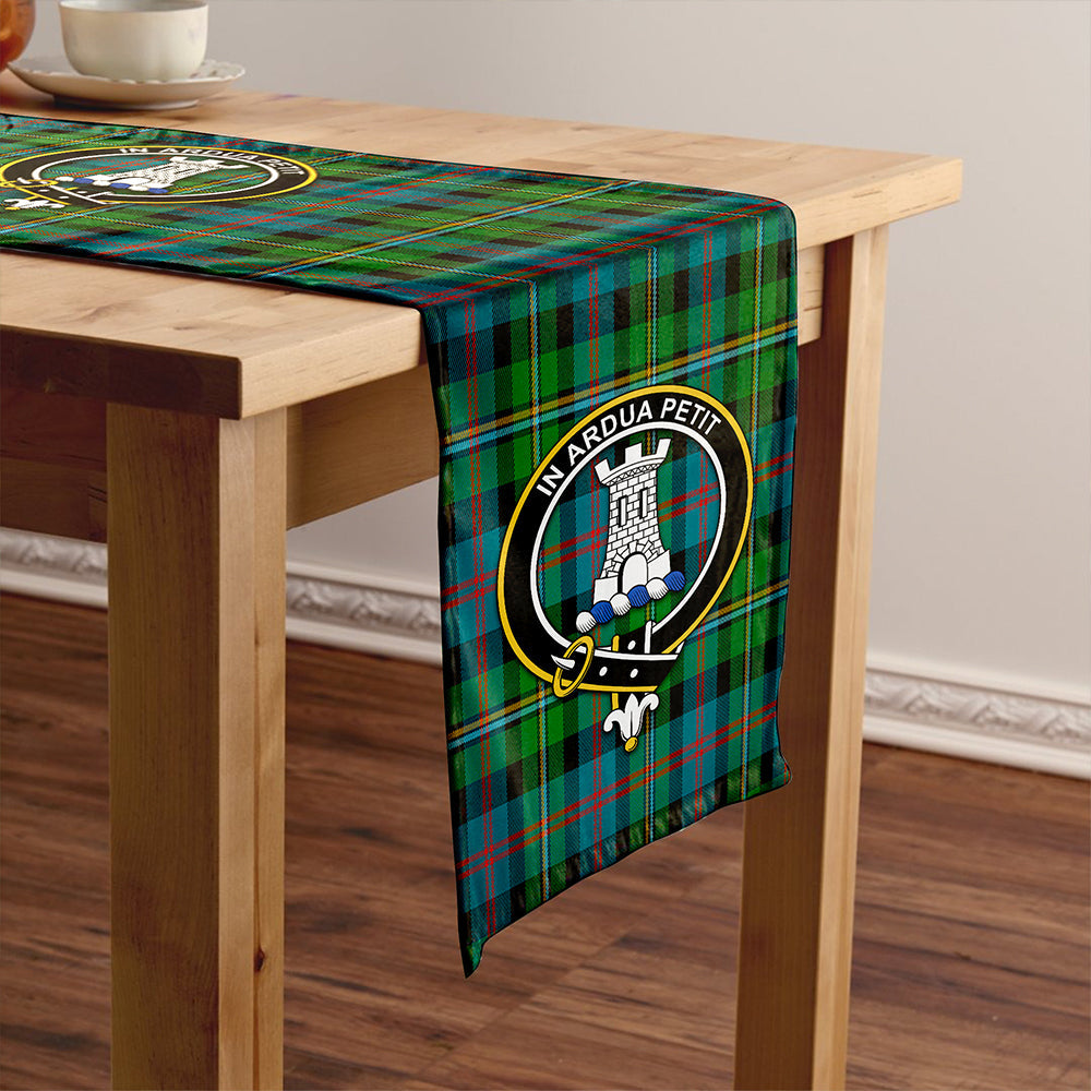 Malcolm Ancient Tartan Crest Table Runner