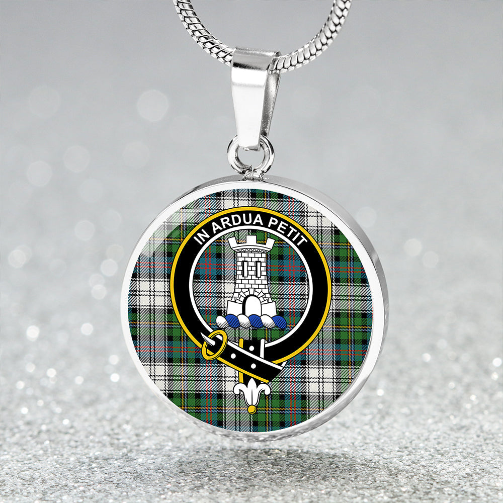 Malcolm Dress Ancient Tartan Crest Circle Necklace