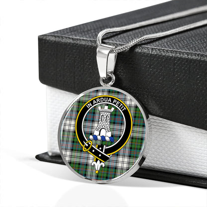 Malcolm Dress Ancient Tartan Crest Circle Necklace