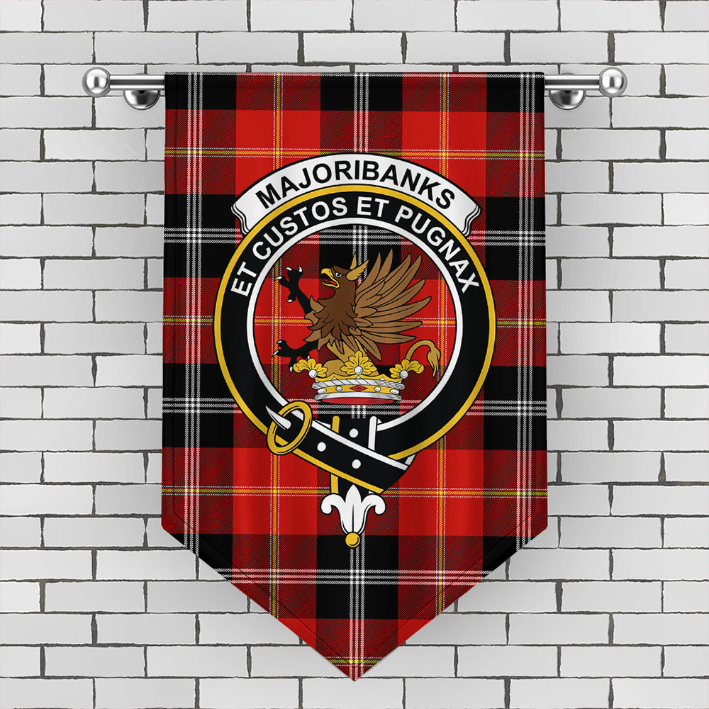 Marjoribanks Tartan Crest Gonfalon