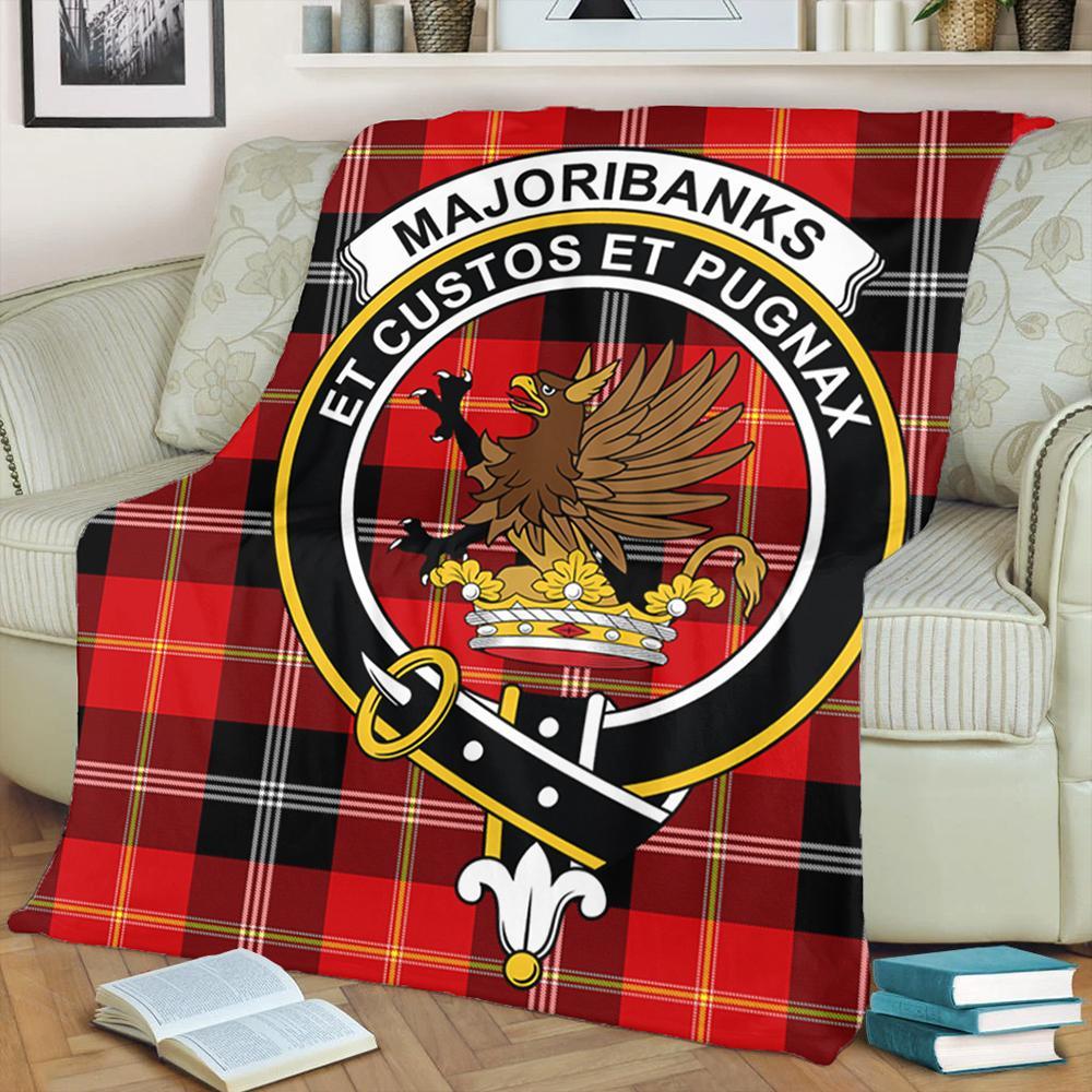 Marjoribanks Tartan Crest Premium Blanket