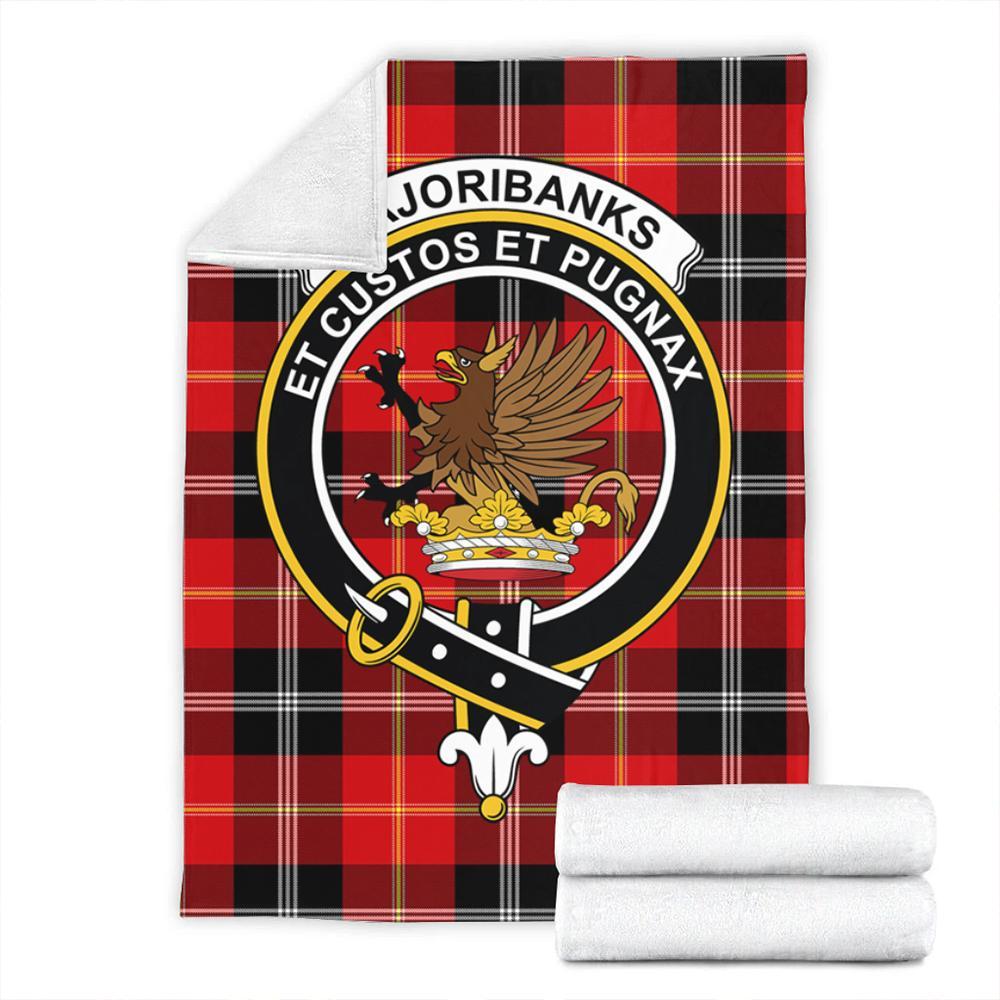 Marjoribanks Tartan Crest Premium Blanket