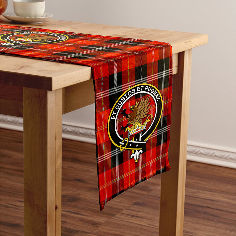 Marjoribanks Ancient Tartan Crest Table Runner