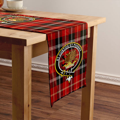 Marjoribanks Modern Tartan Crest Table Runner