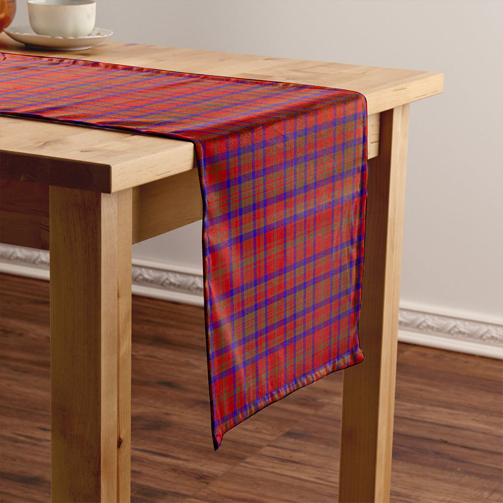 Matheson Weathered Tartan Crest Table Runner