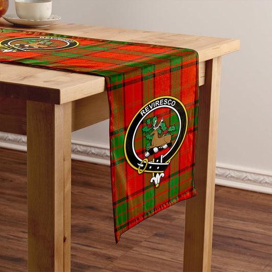 Maxwell Ancient Tartan Crest Table Runner