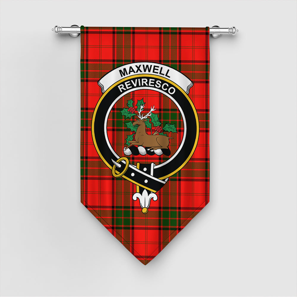 Maxwell Modern Tartan Crest Gonfalon