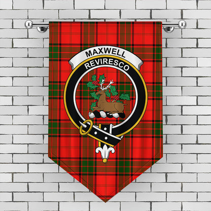 Maxwell Modern Tartan Crest Gonfalon