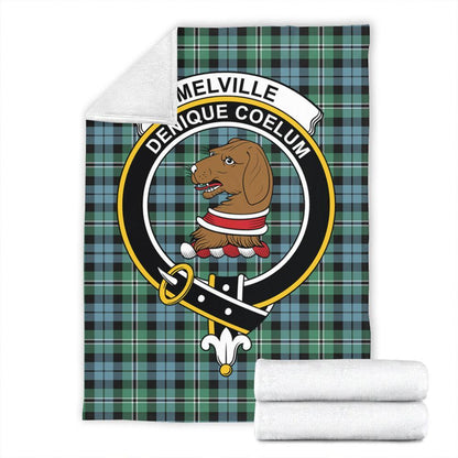 Melville Tartan Crest Premium Blanket