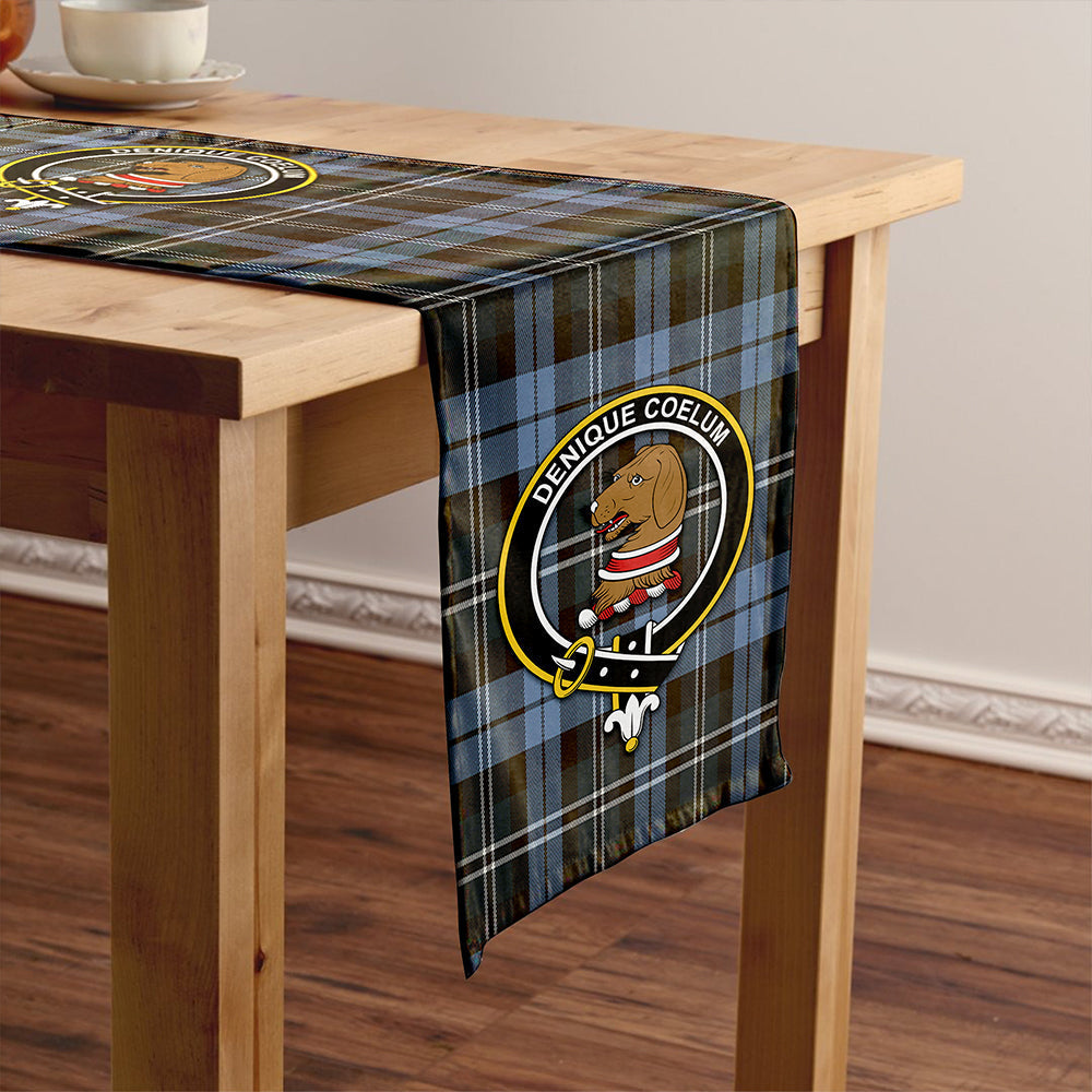 Melville Weathered Tartan Crest Table Runner