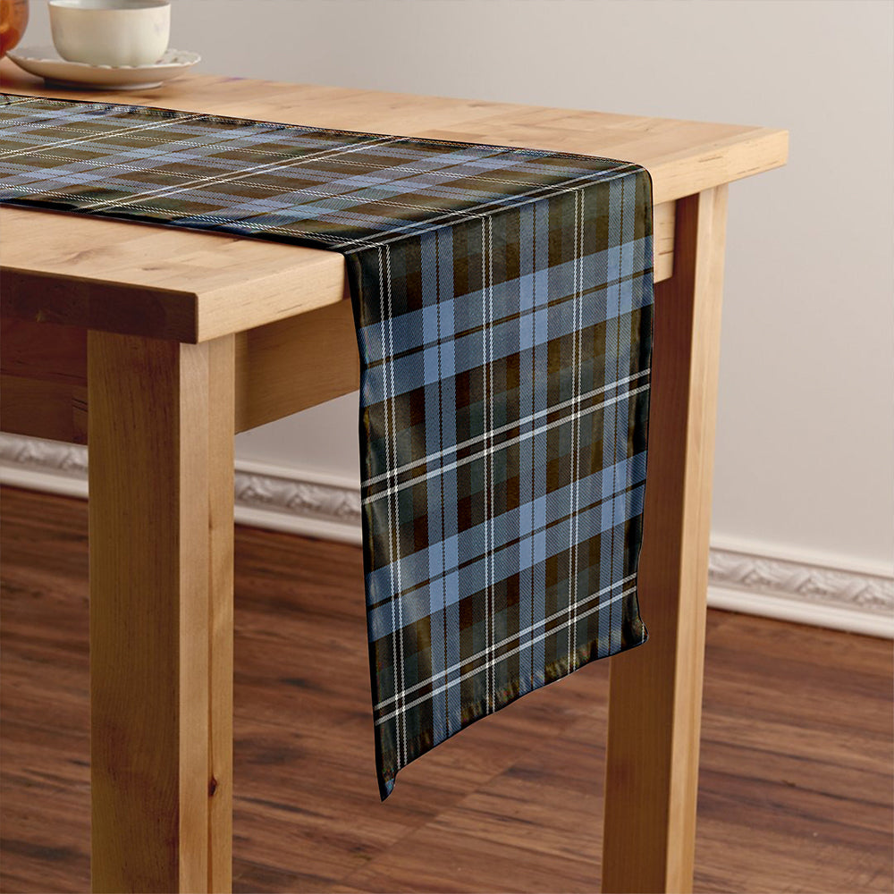 Melville Weathered Tartan Crest Table Runner