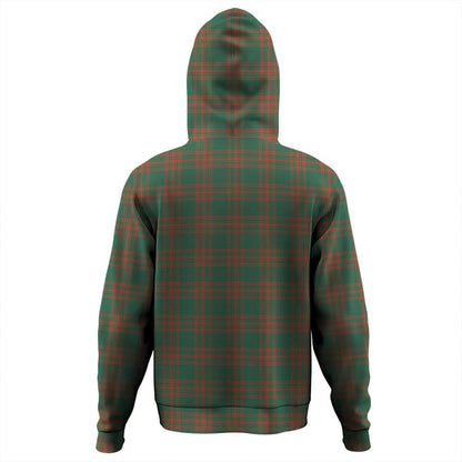 Menzies Green Ancient Tartan Plaid Hoodie